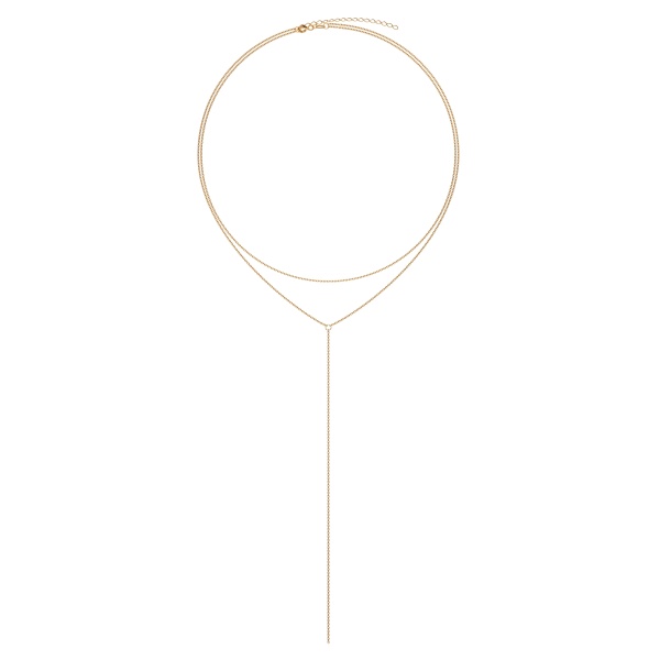 Колье из красного золота 585, плетение «Кобра»